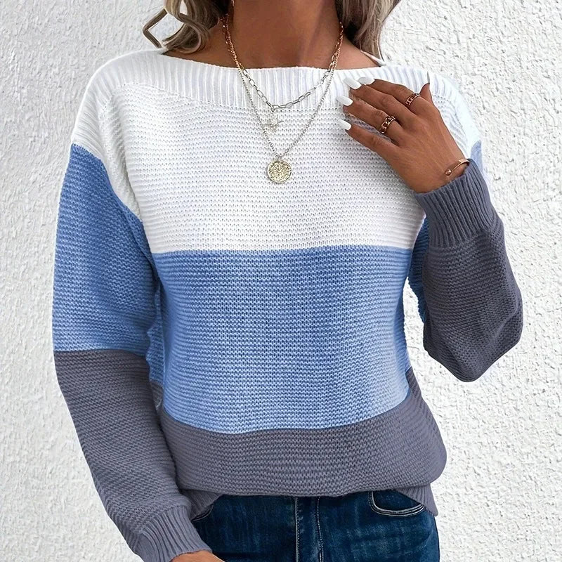 Contrast Stitch Sweater